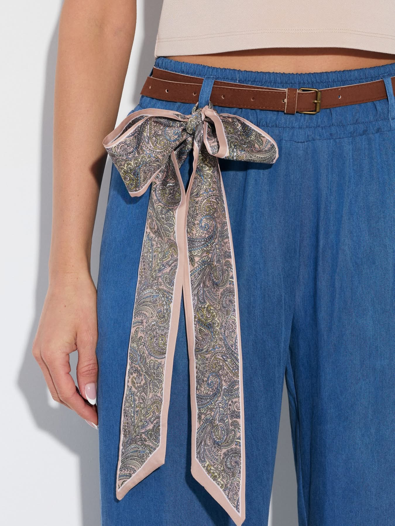 Dámské kalhoty džínové