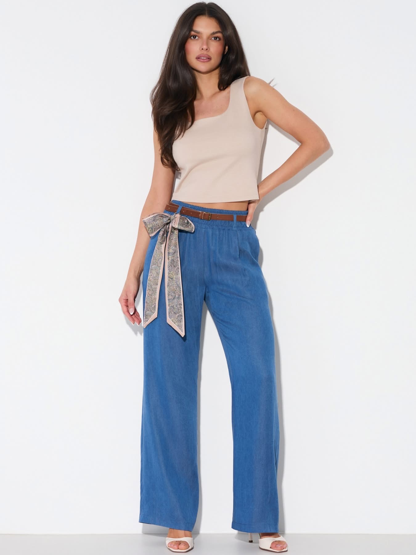 Dámské kalhoty džínové