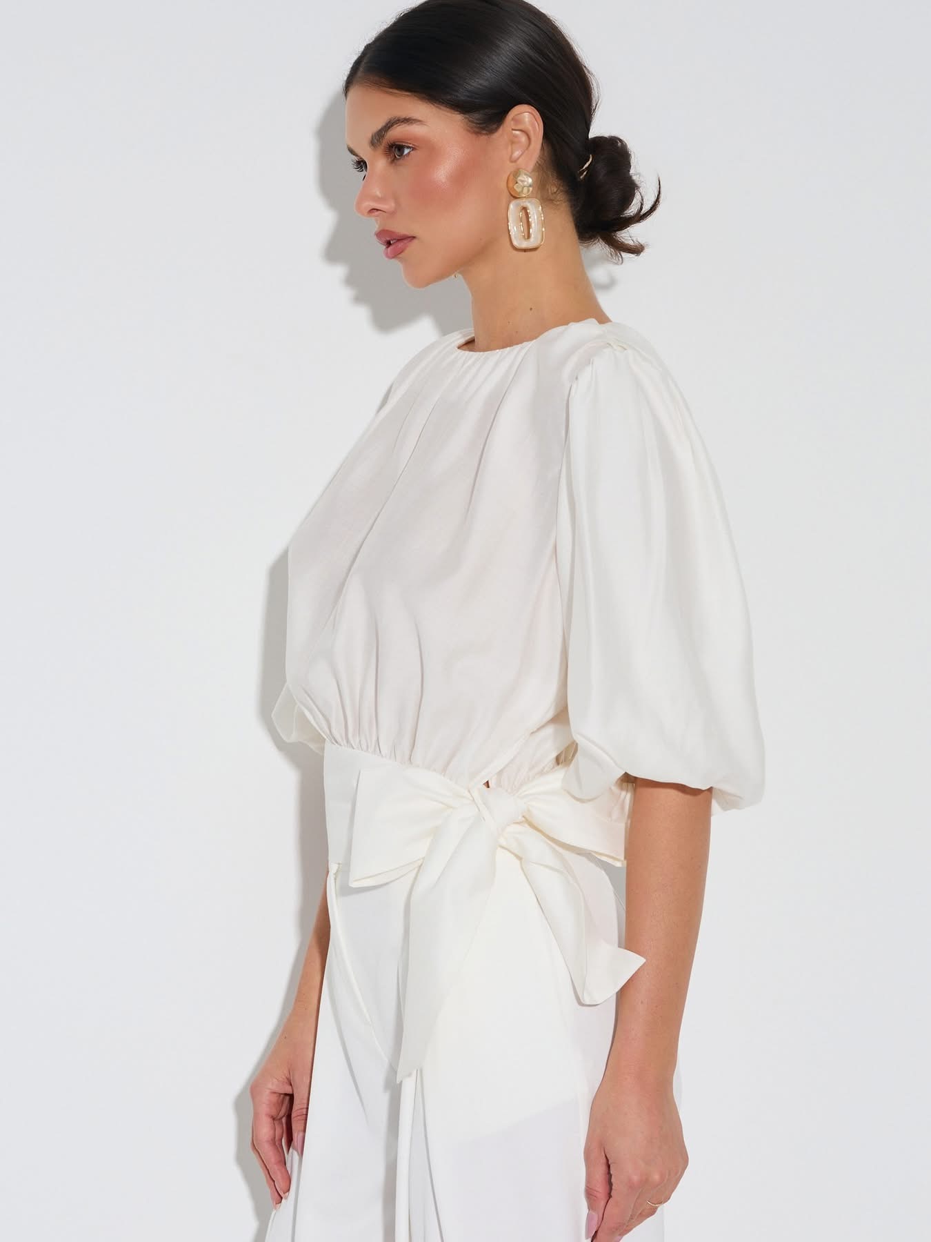 Dámská  halena s mašlí