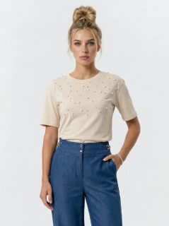 Dámské tričko s perličkami 