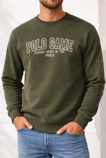 Pánská mikina khaki