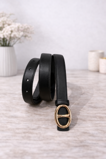 Dámský pásek černý